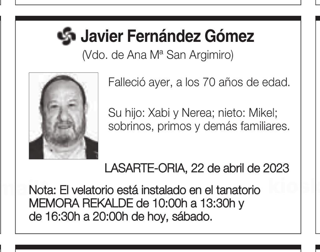 Javier Fernandez Gomez
